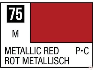 Dažai Mr.Hobby - Mr.Color C-075 metalo raudona, 10ml kaina ir informacija | Piešimo, tapybos, lipdymo reikmenys | pigu.lt