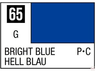 Краска Mr.Hobby - Mr.Color C-065 ярко-голубая, 10 мл цена и информация | Принадлежности для рисования, лепки | pigu.lt