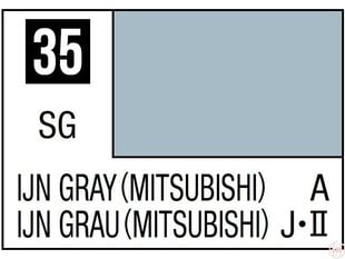 Краска Mr.Hobby - Mr.Color C-035 IJN серая, 10 мл цена и информация | Принадлежности для рисования, лепки | pigu.lt