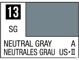 Dažai Mr.Hobby - Mr.Color C-013 neutrali pilka, 10ml kaina ir informacija | Piešimo, tapybos, lipdymo reikmenys | pigu.lt