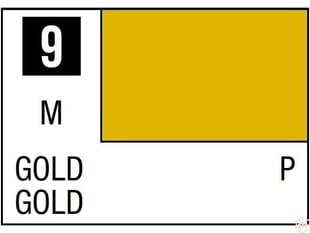 Краска Mr.Hobby - Mr.Color C-009 Gold, 10ml цена и информация | Принадлежности для рисования, лепки | pigu.lt