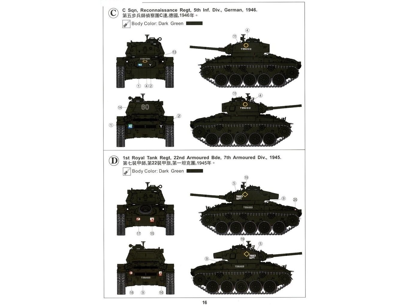 Konstruktorius AFV Club - M24 Chaffee Light Tank WW2 British Army Version, 1/35, 35210 kaina ir informacija | Konstruktoriai ir kaladėlės | pigu.lt