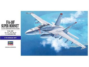 Пластиковая сборная модель Hasegawa - Boeing F/A-18F Super Hornet, 1/72, 00548 цена и информация | Конструкторы и кубики | pigu.lt