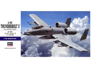 Hasegawa - A-10C Thunderbolt II, 1/72, 01573 цена и информация | Конструкторы и кубики | pigu.lt