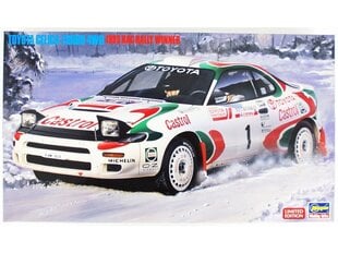 Пластиковая сборная модель Hasegawa - Toyota Celica Turbo 4WD 1993 RAC Rally Winner, 1/24, 20358 цена и информация | Конструкторы и кубики | pigu.lt