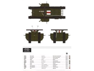 Пластиковая сборная модель Meng Model - British Heavy Tank Mk.V Male, 1/35, TS-020 цена и информация | Конструкторы и кубики | pigu.lt