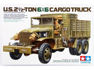 Сборная пластиковая модель Tamiya - U.S. 2.5 Ton 6X6 Cargo Truck, 1/35, 35218 цена и информация | Конструкторы и кубики | pigu.lt