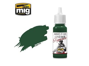 Akriliniai dažai Ammo mig Uniform Green Base FS-34128, 17ml. F509 kaina ir informacija | Piešimo, tapybos, lipdymo reikmenys | pigu.lt