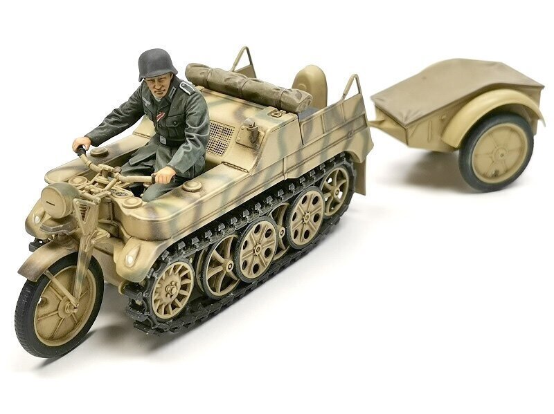 Konstruktorius Tamiya - Sd.Kfz.2 Kettenkraftrad (Mid-production), 1/35, 35377, 8 m.+ цена и информация | Konstruktoriai ir kaladėlės | pigu.lt