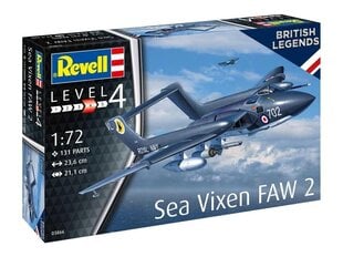 Revell - De Havilland Sea Vixen FAW 2 70th Anniversary, 1/72, 03866 цена и информация | Конструкторы и кубики | pigu.lt