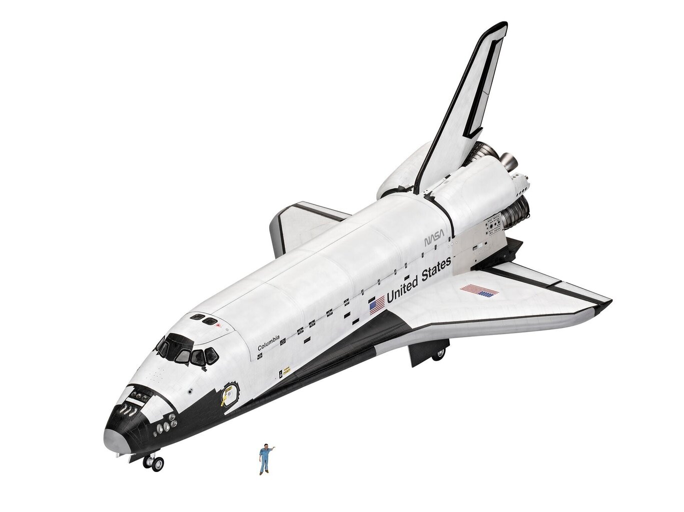 Konstruktorius Revell - Space Shuttle 40th Anniversary dovanų komplektas, 1/72, 05673, 8 m.+ kaina ir informacija | Konstruktoriai ir kaladėlės | pigu.lt