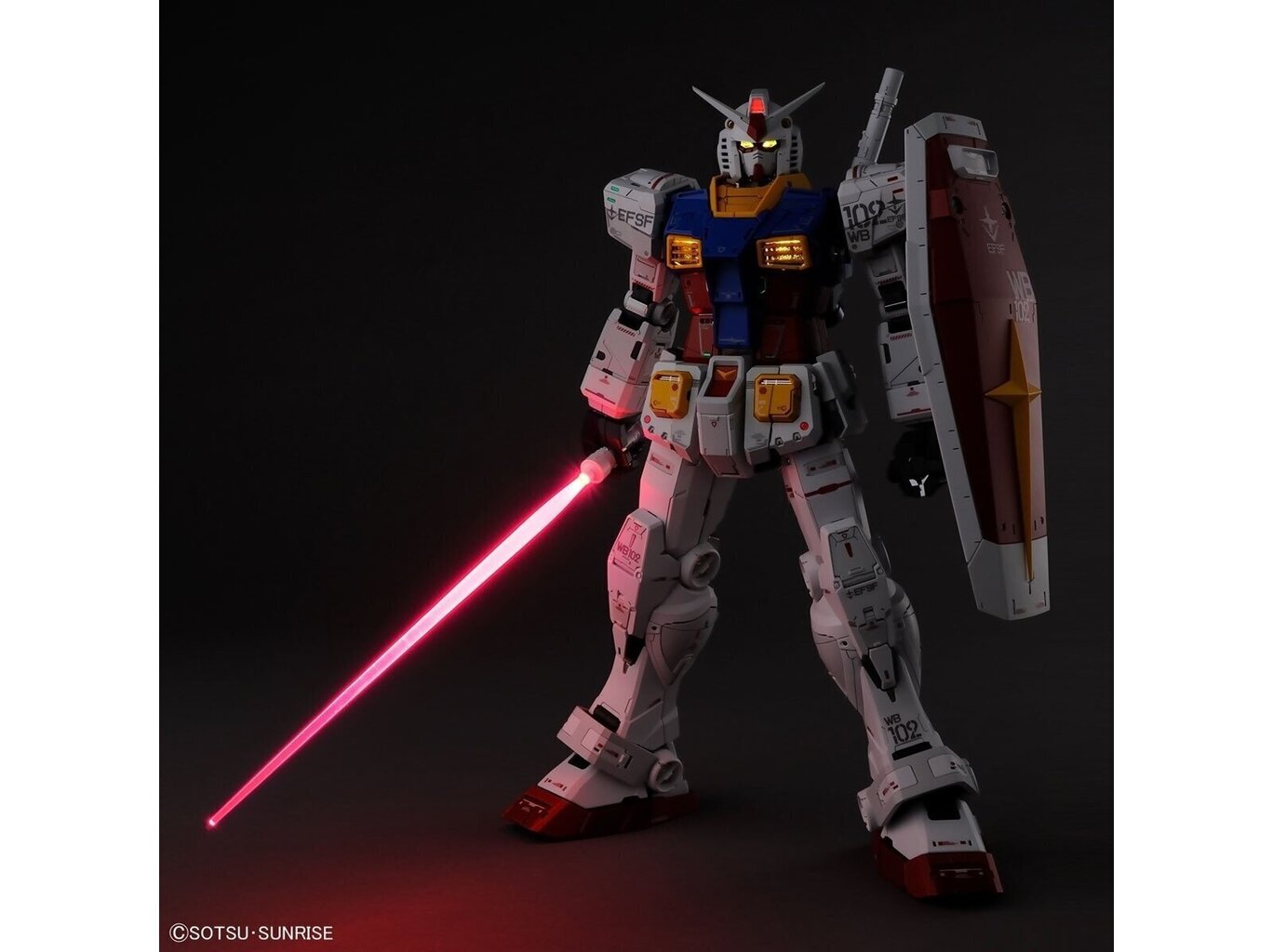 Konstruktorius Bandai - PG Unleashed RX-78-2 Gundam E.F.S.F. Prototype Close-combat Mobile Suit, 1/60, 60765, 8 m.+ kaina ir informacija | Konstruktoriai ir kaladėlės | pigu.lt