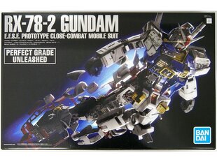 Пластиковая сборная модель Bandai - PG Unleashed RX-78-2 Gundam E.F.S.F. Prototype Close-combat Mobile Suit, 1/60, 60765 цена и информация | Конструкторы и кубики | pigu.lt