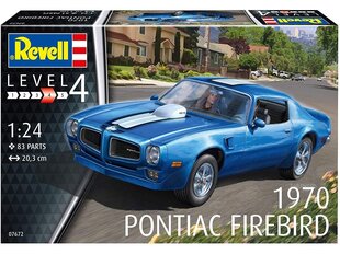 Revell - 1970 Pontiac Firebird, 1/24, 07672 цена и информация | Конструкторы и кубики | pigu.lt