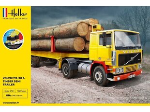 Konstruktorius Heller - Volvo F12-20 & Timber Semi Trailer dovanų komplektas, 1/32, 57704, 8 m.+ kaina ir informacija | Konstruktoriai ir kaladėlės | pigu.lt