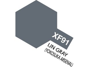 Dažai Tamiya XF-91 IJN Gray (Yokosuka arsenal), 10 ml kaina ir informacija | Piešimo, tapybos, lipdymo reikmenys | pigu.lt