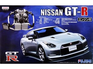 Konstruktorius Fujimi - Nissan GT-R (R35) su varikliu, 1/24, 03794 kaina ir informacija | Konstruktoriai ir kaladėlės | pigu.lt