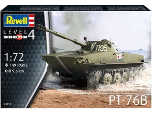 Konstruktorius Revell - PT-76B, 1/72, 03314, 14 m.+ kaina ir informacija | Konstruktoriai ir kaladėlės | pigu.lt