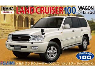 Пластиковая сборная модель Fujimi - Toyota Land Cruiser 100 Wagon VX Limited, 1/24, 03800 цена и информация | Конструкторы и кубики | pigu.lt