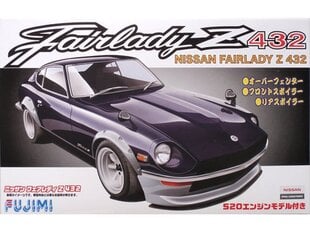 Пластиковая сборная модель Fujimi - Nissan Fairlady Z 432 w/S20 Engine, 1/24, 03842 цена и информация | Конструкторы и кубики | pigu.lt