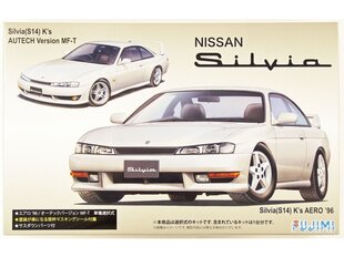 Konstruktorius Fujimi Nissan S14 Silvia K`s Aero `96/Autech Version w/Window Frame Masking, 1/24, 03927 kaina ir informacija | Konstruktoriai ir kaladėlės | pigu.lt