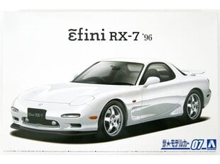 Пластиковая сборная модель Aoshima - Mazda FD3S ɛ̃fini RX-7 '96, 1/24, 06127 цена и информация | Конструкторы и кубики | pigu.lt