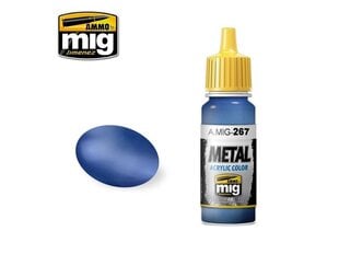 Акриловые краски AMMO MIG - Aotake Blue, 17ml. 0267 цена и информация | Принадлежности для рисования, лепки | pigu.lt
