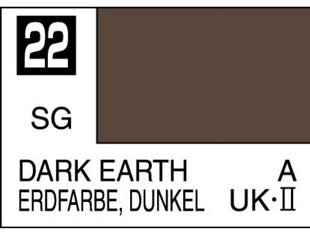 Dažai Mr.Hobby - Mr.Color C-022 tamsios žemės spalva (UK), 10ml kaina ir informacija | Piešimo, tapybos, lipdymo reikmenys | pigu.lt