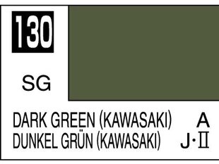 Dažai Mr.Hobby - Mr.Color C-130 tamsiai žalia, 10ml kaina ir informacija | Piešimo, tapybos, lipdymo reikmenys | pigu.lt