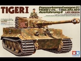 Konstruktorius Tamiya - Tiger I Late version, 1/35, 35146, 8 m.+ kaina ir informacija | Konstruktoriai ir kaladėlės | pigu.lt