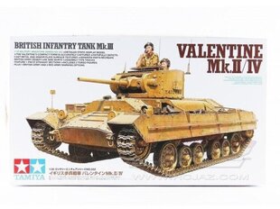 Konstruktorius Tamiya - British Infantry Tank Valentine Mk.II/IV, 1/35, 35352, 8 m.+ kaina ir informacija | Konstruktoriai ir kaladėlės | pigu.lt
