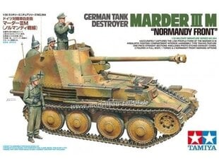 Сборная пластиковая модель Tamiya - German Tank Destroyer Marder III M Normandy Front, 1/35, 35364 цена и информация | Конструкторы и кубики | pigu.lt