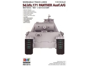 Сборная пластиковая модель RFM - Workable Track Links For Panther, 1/35, 5014 цена и информация | Конструкторы и кубики | pigu.lt