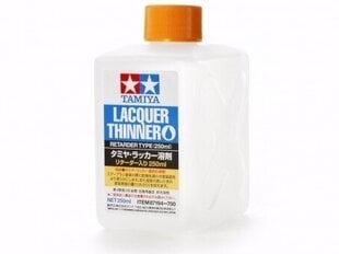 Skiediklis Tamiya Lacquer Thinner Retarder Type 87194 250 ml kaina ir informacija | Piešimo, tapybos, lipdymo reikmenys | pigu.lt