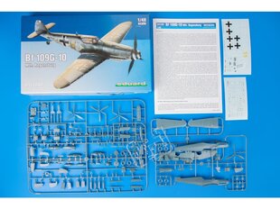 Сборная пластиковая модель начинающему моделисту Eduard - Bf-109G-10 Mtt. Regensburg, Weekend Edition, 1/48, 84168 цена и информация | Конструкторы и кубики | pigu.lt