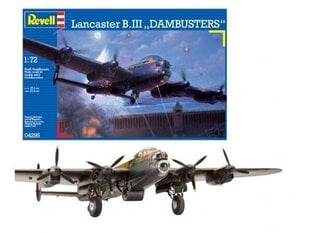 Konstruktorius Revell - Avro Lancaster Dambusters, 1/72, 4295, 8 m.+ kaina ir informacija | Konstruktoriai ir kaladėlės | pigu.lt