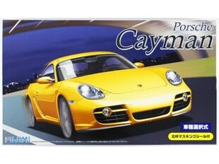 Сборная пластиковая модель Fujimi - Porsche Cayman / Cayman S with Window Frame Masking Stickers, 1/24, 12622 цена и информация | Конструкторы и кубики | pigu.lt