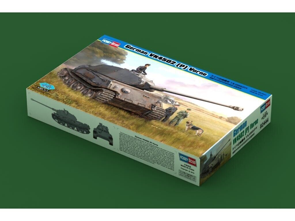 Konstruktorius Hobbyboss - German VK4502 [P] Vorne (forward turret version), 1/35, 82444 kaina ir informacija | Konstruktoriai ir kaladėlės | pigu.lt