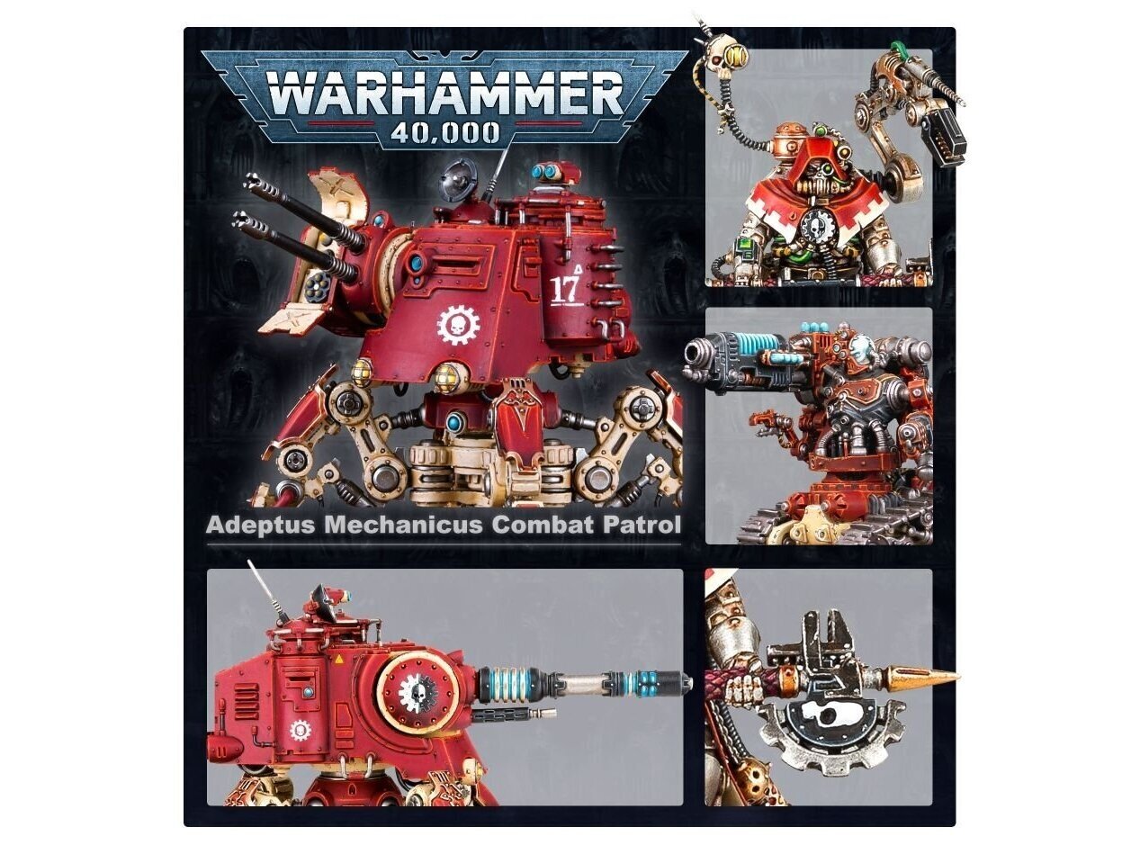 Miniatiūrų rinkinys Adeptus Mechanicus Combat Patrol 59-25 цена и информация | Konstruktoriai ir kaladėlės | pigu.lt