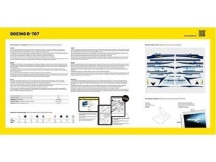 Сборная пластиковая модель Heller - Boeing B-707, 1/72, 80452 цена и информация | Конструкторы и кубики | pigu.lt