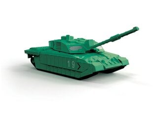 Конструктор Airfix - QUICK BUILD Challenger Tank Green, J6022 цена и информация | Конструкторы и кубики | pigu.lt