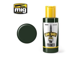 Gruntas Ammo Mig One Shot Primer, 60ml, žalias, 2028 kaina ir informacija | Piešimo, tapybos, lipdymo reikmenys | pigu.lt