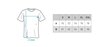 Marškinėliai vyrams Ombre S1390, mėlyni kaina ir informacija | Vyriški marškinėliai | pigu.lt