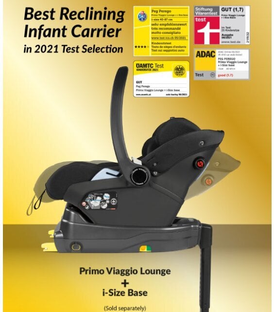 Peg Perego automobilinė kėdutė Primo Viaggio Lounge, 0-13 kg, City Grey kaina ir informacija | Autokėdutės | pigu.lt