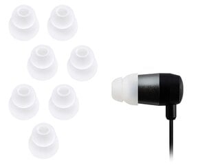 Xcessor EARBUD-DUAL-8-MEDIUM kaina ir informacija | Ausinių aksesuarai | pigu.lt