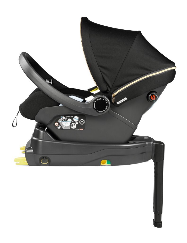 Peg Perego automobilinė kėdutė Primo Viaggio Lounge, 0-13 kg, Graphic Gold kaina ir informacija | Autokėdutės | pigu.lt