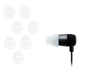 Xcessor EARBUD-TRIPLE-8-LARGE, Permatoma kaina ir informacija | Ausinės | pigu.lt