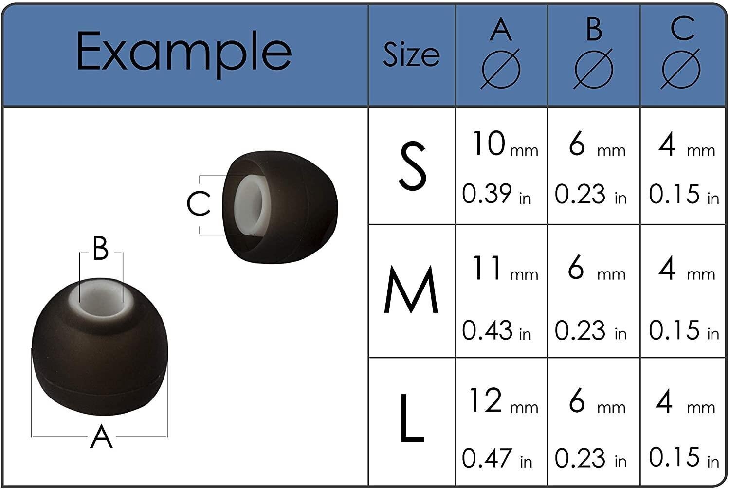 Xcessor EARBUD-14-LARGE kaina ir informacija | Ausinių aksesuarai | pigu.lt