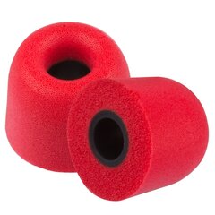 Запасные насадки для наушников из пеноматериала Xcessor FX4.9. 8 шт. Размер: средний, красный цена и информация | Теплая повязка на уши, черная | pigu.lt