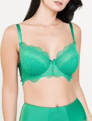 Liemenėlė moterims Lauma Lingerie Emerald Song, žalia kaina ir informacija | Liemenėlės | pigu.lt